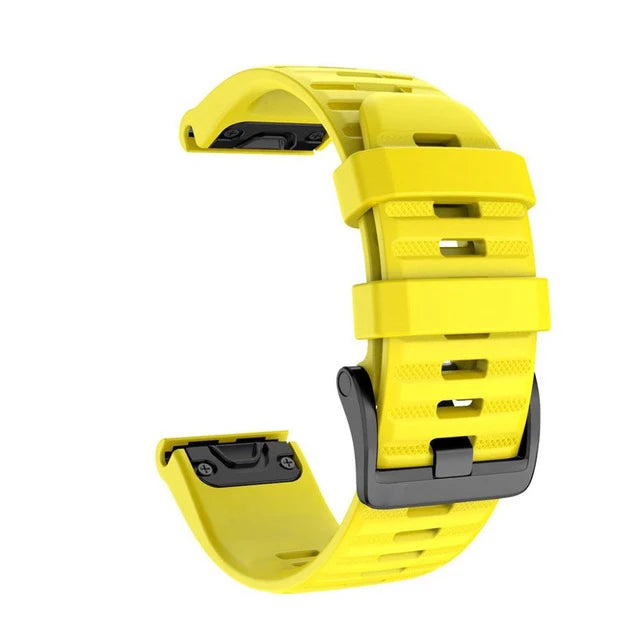 26 22 20MM Watch Band Strap For Garmin Fenix 6X 6 Pro 7X 7 7S 8 47mm 51mm E Silicone Wristband Fenix Epix Pro 5S 5 Plus Bracelet