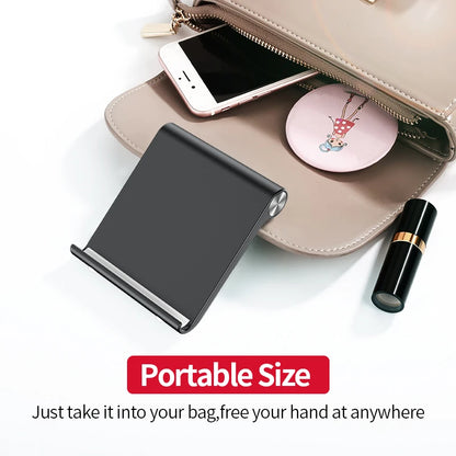 Phone Holder Stand Mobile Smartphone Support Tablet Stand for iPhone 15 14  Desk Cell Phone Holder Stand Portable Mobile Holder
