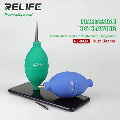 RELIFE 2in1 Phone Repair Dust Cleaner Air Blower Ball Cleaning Pen for Phone PCB  PC Keyboard Dust Removing Camera Lens Cleaning