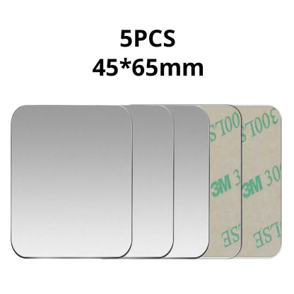 5pcs Sticker Metal Plate disk iron sheet for Magnet Mobile Phone Holder For Magnetic Car Phone Stand holders
