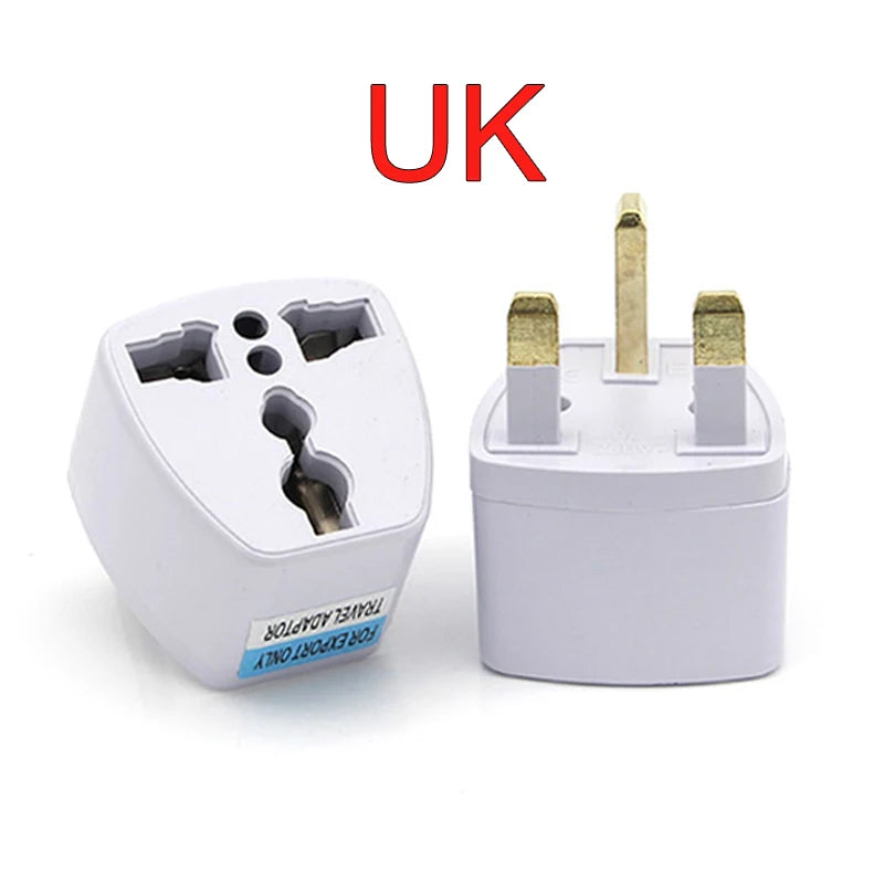 800W Universal US UK AU To EU Plug USA To Euro Europe Travel Wall AC Power Charger Outlet Adapter Converter 2 Round Pin Socket