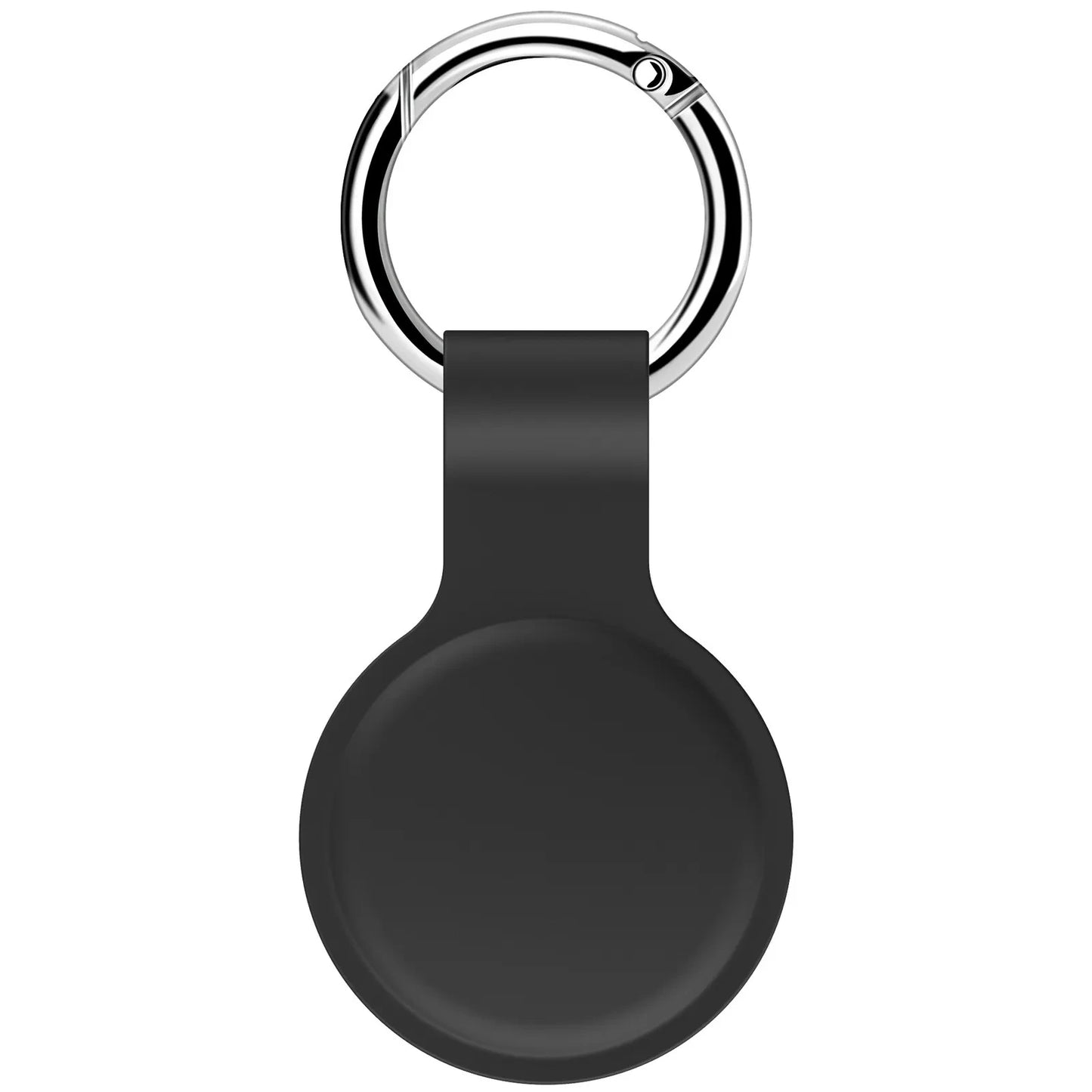 Mini Bluetooth Tag Liquid Silicone Protective Case Anti-Scratch Sleeve with Keychain for Apple AirTag