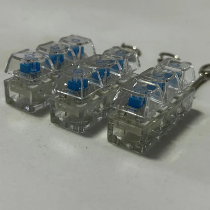 3/4 Keys Finger Keyboard Keycap Stress Relief Fidget Keychain Anti-Stress Toy Key Button For Men And Women