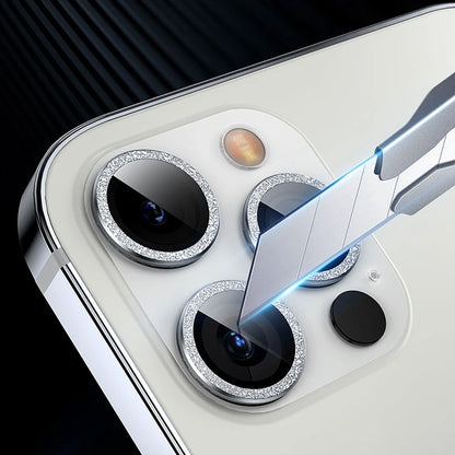2-3Pcs Camera Lens Protector For iPhone 11 12 13 14 15 16 17 Pro Max 16E Mini Air 14 15 16 plus Diamond Metal Protective Glass