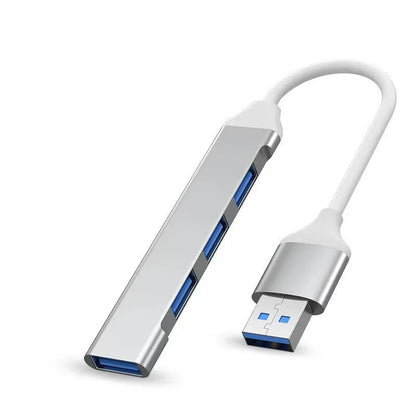 USB HUB Extender 4 Port Splitter Adapter OTG Docking Station For Phone Macbook Pro 13 15 Air PC Laptop Computer Hub