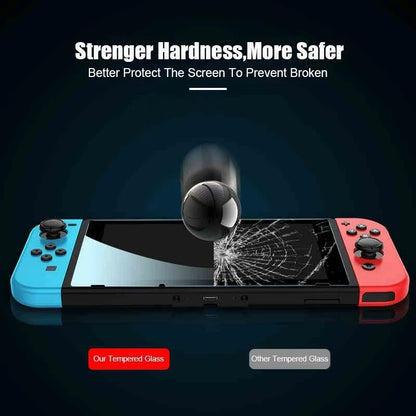 3PCS Protective Glass For Nintend Switch Tempered Glass Screen Protector For Nintendos Switch NS Oled Screen Film  Accessories
