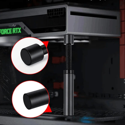 GPUHOLD Graphics Card GPU Holder Magnetic Bracket Video Card Holder Vertical Telescopic Rotating Stand