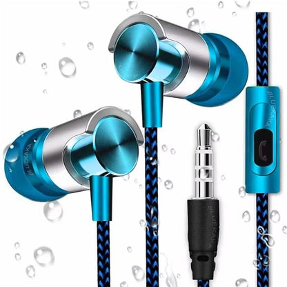 New 3.5mm Wired In-ear Earphone In Ear Noise Cancellation Ergonomic Design HiFi Stereo Sports Music Headphones For Phone MP3 MP4