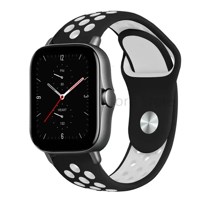 20mm 22mm Bracelet for Amazfit strap Silicone GTS/2/2e/GTS2 Mini/GTR 42mm/47mm/GTR2/2e/stratos Sport Watch band Amazfit bip 6 5