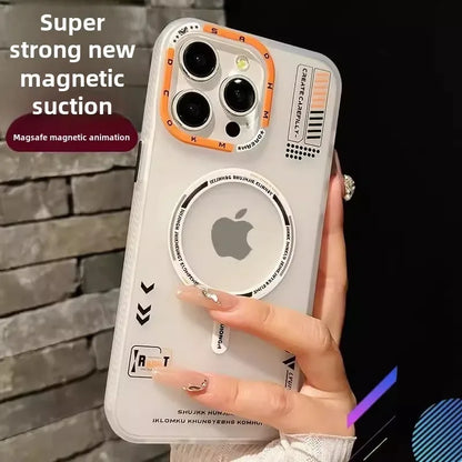 Matte Magnetic Phone Case For iPhone  16 15 13 12 14 Pro Max for Magsafe Wireless Charge Frosted Metal Lens Frame Buttons Cover