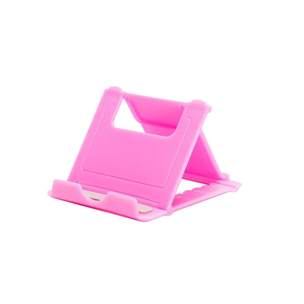 Portable Desktop Phone Tablet Stand Folding Holder Flexible Foldable Smartphone Mobile Phone Bracket Universal Lazy Desk Stand