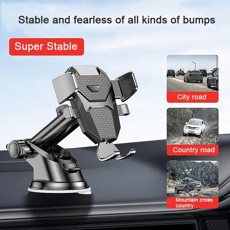 NEW Universal Sucker Car Phone Holder 360° Windshield Car Dashboard Mobile Cell Support Bracket for iPhone Samsung Xiaomi