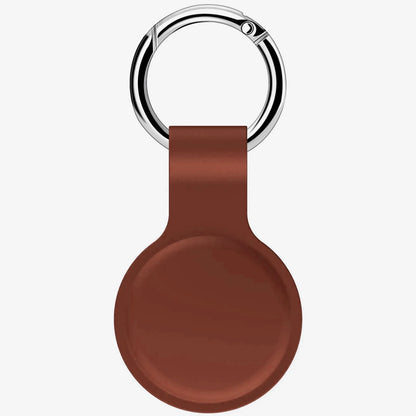 Mini Bluetooth Tag Liquid Silicone Protective Case Anti-Scratch Sleeve with Keychain for Apple AirTag