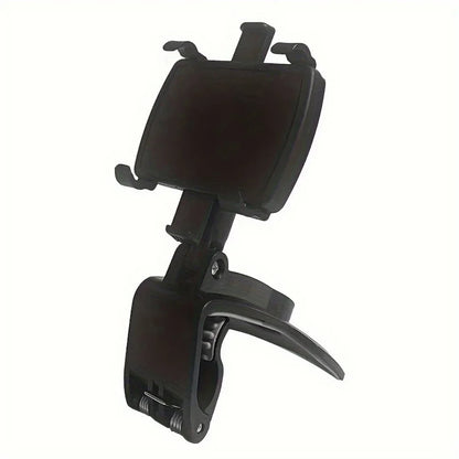 360° Rotatable Car Phone Holder Universal Dashboard Easy Clips Mount Stand Cellphone Holder for GPS Navigation Car Accessories