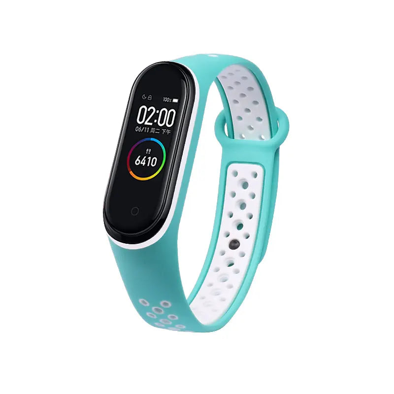 Breathable Strap For Xiaomi Mi Band 3 4 5 6 7 Smart Watch Wrist M3 M4 Bracelet For Xiaomi MiBand 7 6 5 Miband Strap Replacement