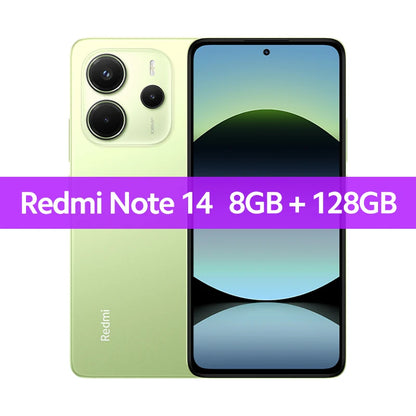 【World Premiere】Global Version Xiaomi Redmi Note 14 MediaTek Helio G99-Ultra 108MP AI 5500mAh 6.67" AMOLED 120Hz Display