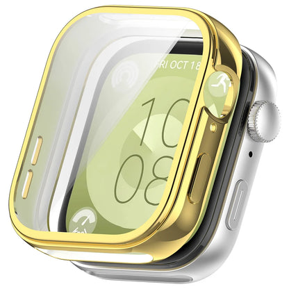 TPU Protection Case Shockproof Cover For Huawei Watch Fit 3 Transparent Case For Huawei Fit3 Smartwatch Shell Frame Accessories