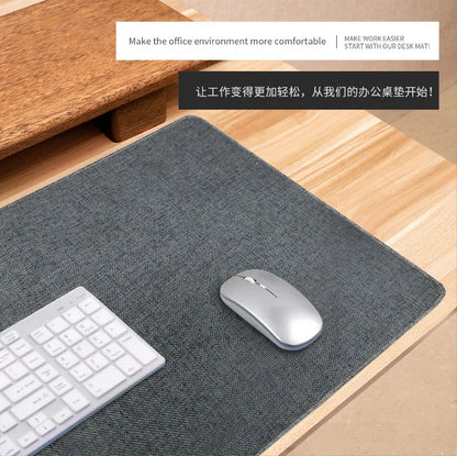 Gaming Mouse Pad Cotton and Linen Rubber XXL Mouse Mat Large Desk Mat Gaming PC Desk Mat Keyboard Pad Computer Desk Pad