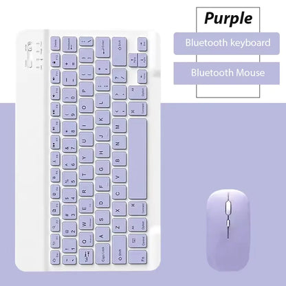New 10-inch mobile phone pad universal wireless Bluetooth keyboard mouse mute control keyboard convenient mini  mouse keyboard