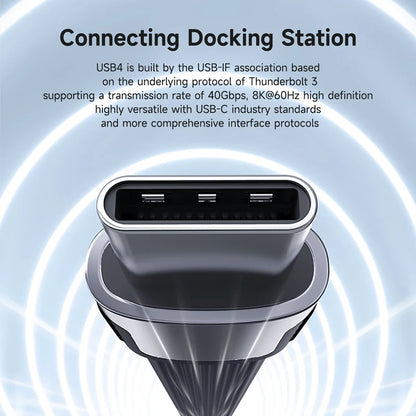 Hagibis USB4 Data Cable 40Gbps USB C to Type C Short Cable PD 240W 8K 60Hz for Thunderbolt 3/4 iPhone 17 Pro Max SSD Power Bank