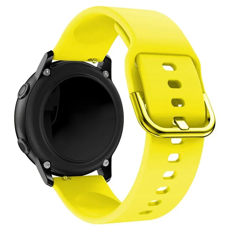 20mm 22mm Strap For Samsung galaxy watch 6/5/pro/3/4/6 Classic 43mm 47mm/Active 2 Silicone Sport bracelet huawei Gt 3-2-2e Band