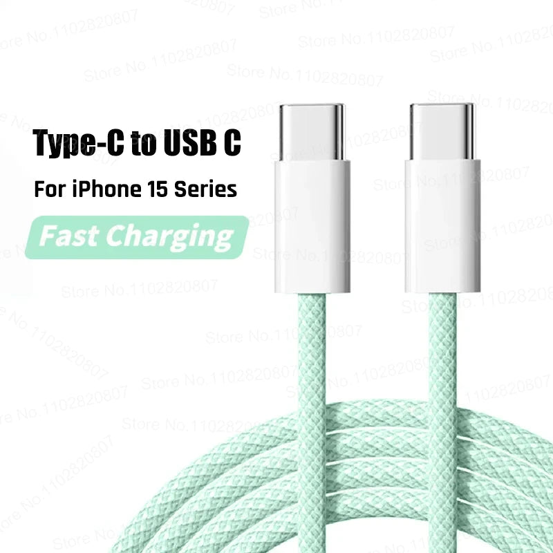 35W USB Cable Connect CarPlay Exclusive For Apple iPhone 16 15 Pro Max Plus USB to Type-C Fast Charging Cables Type-C Data Line