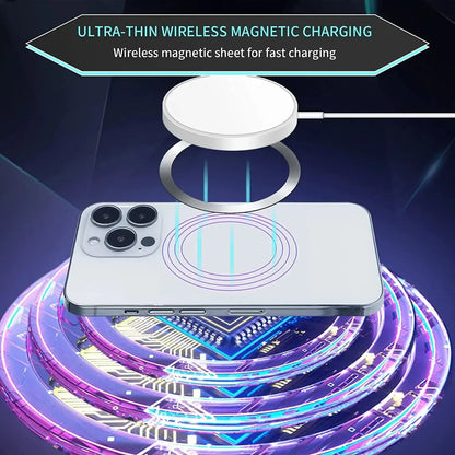 Universal Mobile Phone Metal Plate for Magsafe Stainless Steel Iron Sheet for Magnetic Holder Sticker Patch for iPhone 17 16 Pro