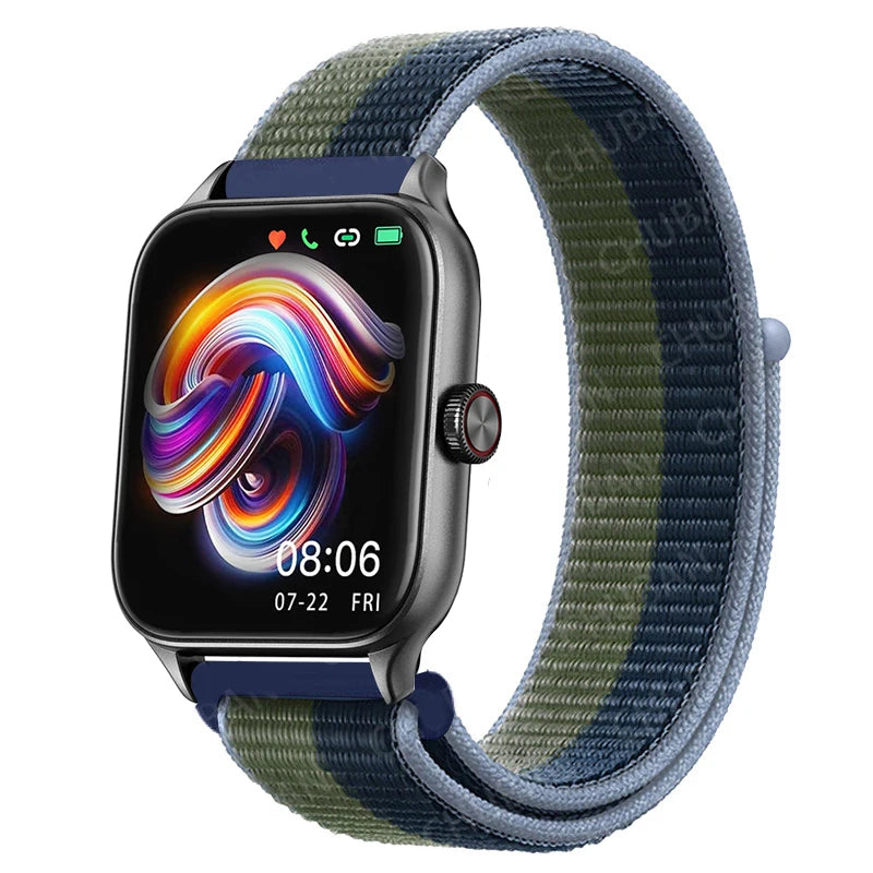 20mm 22mm Nylon Loop For Amazfit GTS4/2/3/3pro/2e/GTS2 Mini/GTR 4 42/47mm/GTR 2e/stratos bracelet for Amazfit bip/U/S/lite strap