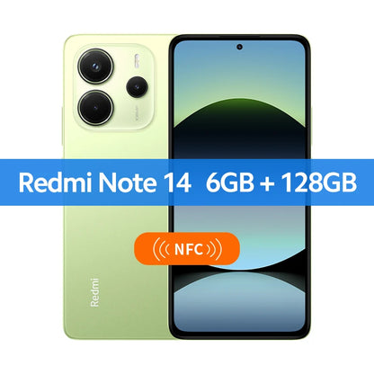 【World Premiere】Global Version Xiaomi Redmi Note 14 MediaTek Helio G99-Ultra 108MP AI 5500mAh 6.67" AMOLED 120Hz Display