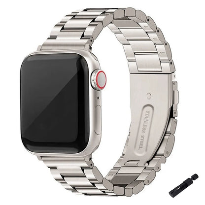 Metal Strap for Apple Watch Band 49mm 45 41 44 40 42 46 38mm Stainless Steel Bracelet for iWatch Series 10 Ultra 9 8 7 6 5 4 SE