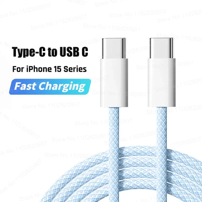 35W USB Cable Connect CarPlay Exclusive For Apple iPhone 16 15 Pro Max Plus USB to Type-C Fast Charging Cables Type-C Data Line