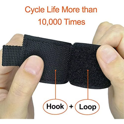 Heavy Cable Cord Storage with Triangle Buckle Wire Manager Power Cord Management Nylon Belt Keychain Straps for Cable Hoses