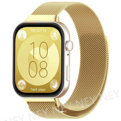 Milanese Loop Band For Huawei Watch FIT 4 pro-Fit 4 Strap Magnetic stainless steel correa for Huawei Fit 3 Fit4 bands Accessorie