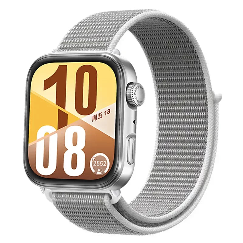 Nylon Strap For Huawei Watch Fit 3 4 Replacement Bracelet Nylon Loop Adjustable Band Soft Wristband Huawei Fit 4 Pro Accessories