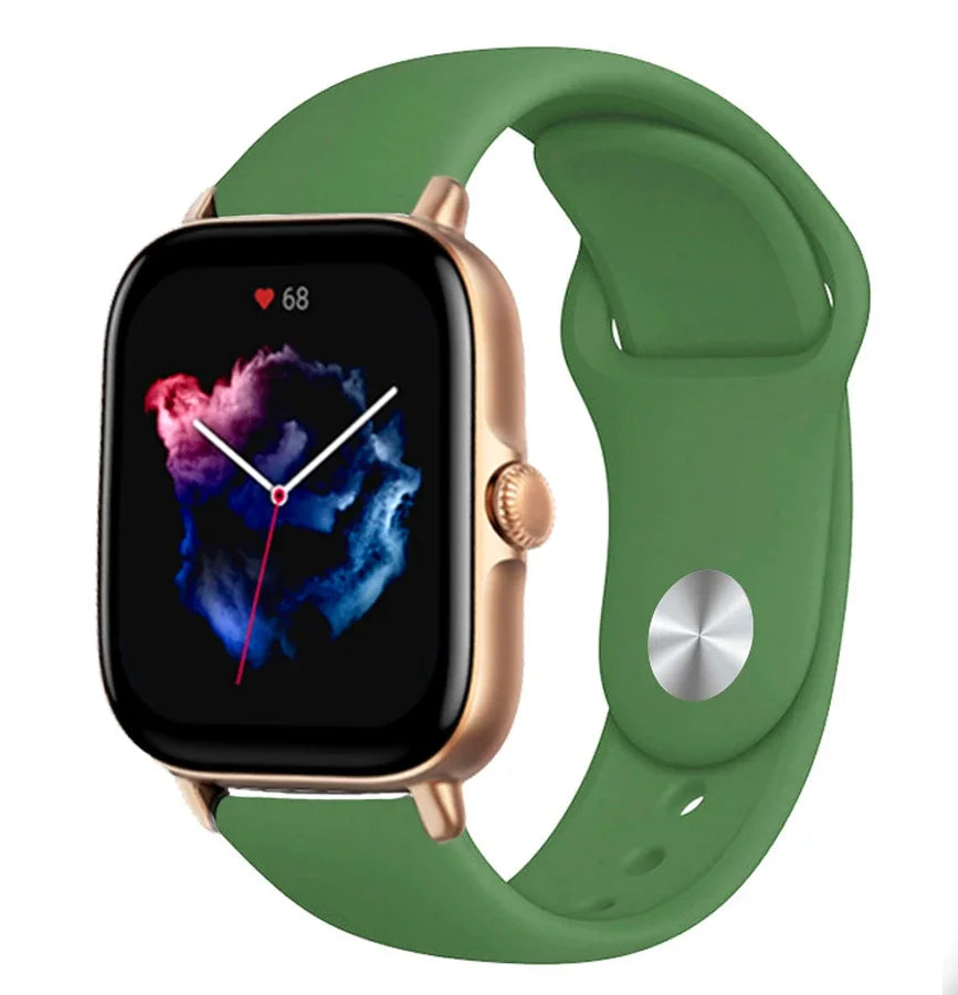 20mm 22mm watch Strap For Amazfit gts/4/3/2/gts2/4 Mini/Gtr4/3/2/2e/47mm Smartwatch Silicone Bracelet Watchabnd Amazfit gts Band