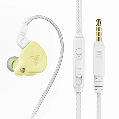 QKZ CK5 FiLe Wired Earphone with Microphone HiFi Music Earphone Professional Gaming And Sports Noise Cancelling Headphones