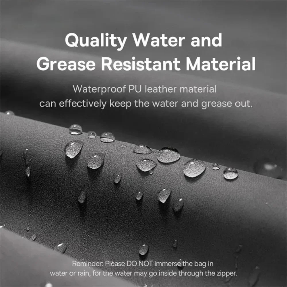 Portable Storage Bag Waterproof Grease Proof For iPhone 15 Pro Max Earphone Power Bank Cable Charger PC Digital Accessories Bag