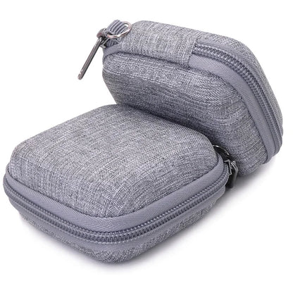 Mini Square EVA Earphone Protective Box Waterproof Digital Charger Headphone Storage Bag USB Data Cable Organizer Carrying Pouch