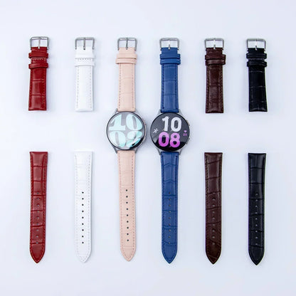 Genuine Leather Watchbands 12/14/16/18/20/22/24 mm Watch Band Strap Steel Pin buckle High Quality Wrist Belt Bracelet