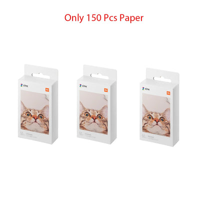 Xiaomi ZINK Pocket Printer Paper Self-adhesive Photo Print 50/100/150/200 Sheets Xiaomi 3inch Mini Printer Papers