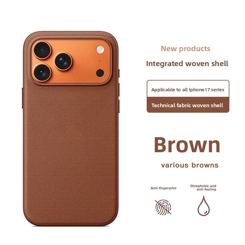 High Quality Original Technology Woven Case For IPhone 17 16 15 14 13 12 Pro Max 11 Official For Magsafe Magnetic Protect Cover