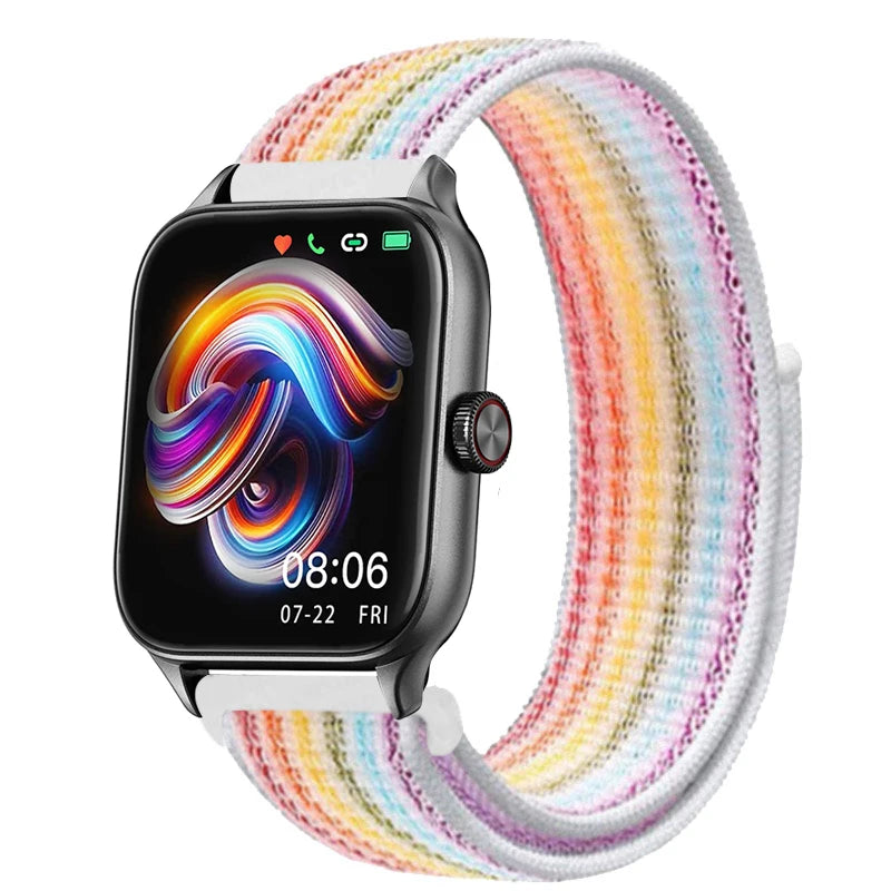 20mm 22mm Nylon Loop For Amazfit GTS4/2/3/3pro/2e/GTS2 Mini/GTR 4 42/47mm/GTR 2e/stratos bracelet for Amazfit bip/U/S/lite strap