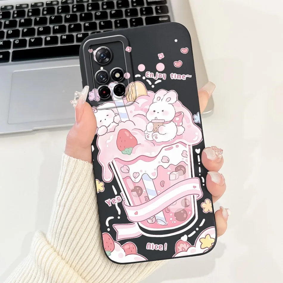 For Xiaomi Poco M4 Pro 5G PocoM4 Cute New Design Phone Case For Poco M4 Pro M 4 M4Pro 4G 5G Shockproof Soft Silicone Cases