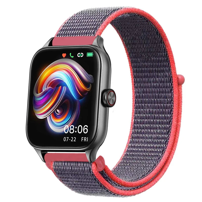 20mm 22mm Nylon Loop For Amazfit GTS4/2/3/3pro/2e/GTS2 Mini/GTR 4 42/47mm/GTR 2e/stratos bracelet for Amazfit bip/U/S/lite strap