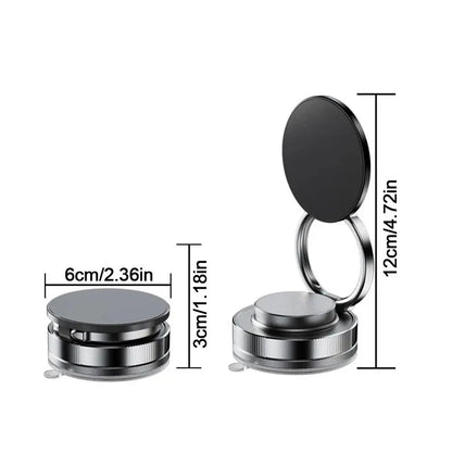 Vacuum Magnetic Phone Bracket Multi-angles Adjustment Strong Magnet Suction Design Foldable Mini Car Holder Navigation Stand New