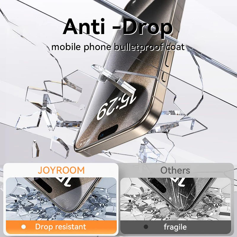 Joyroom 3/2/1PCS HD Glass For iPhone 16 15 Pro Max Screen Protector Film Tempered Glass Protection For iPhone 16 15 14 13 12 Pro