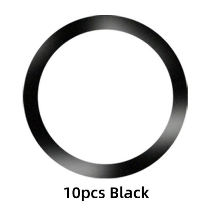 5/10Pcs Magnetic Self Adhesive Metal Ring Iron Sheet Sticker Wireless Charger Metal Plate Sticker Ring Magnet For iPhone Samsung