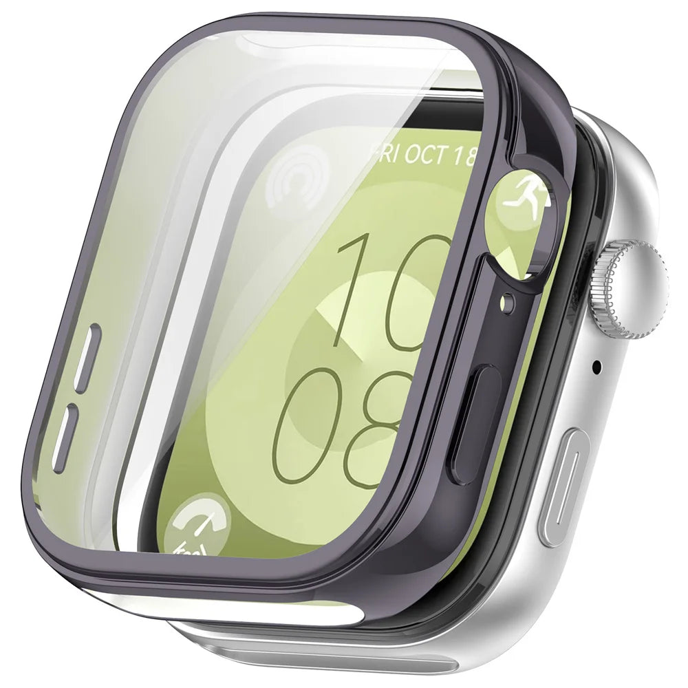 TPU Protection Case Shockproof Cover For Huawei Watch Fit 3 Transparent Case For Huawei Fit3 Smartwatch Shell Frame Accessories