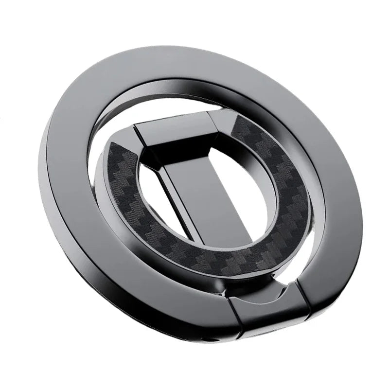 For Double-Sided Magnetic Phone Ring Holder for MagSafe Kickstand Magnet Grip for iPhone 16 15 14 For Huawei Xiaomi Stand Holder
