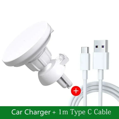 VIKEFON Magnetic Car Wireless Charger For iPhone 12 13 14 15 pro max Air Vent Car Phone Holder Stand Fast Car Charging